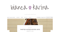 Desktop Screenshot of biancakarina.com